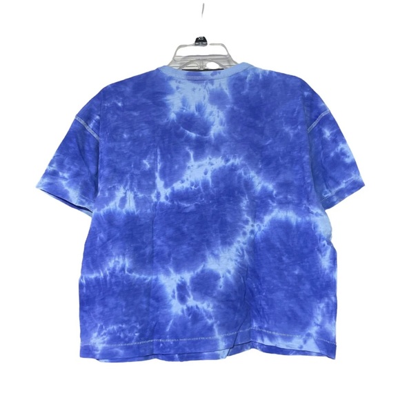 Universal Threads Womens Blue Tie Dye Pocket Tee T Shirt Top Small New With Tags - Picture 2 of 7
